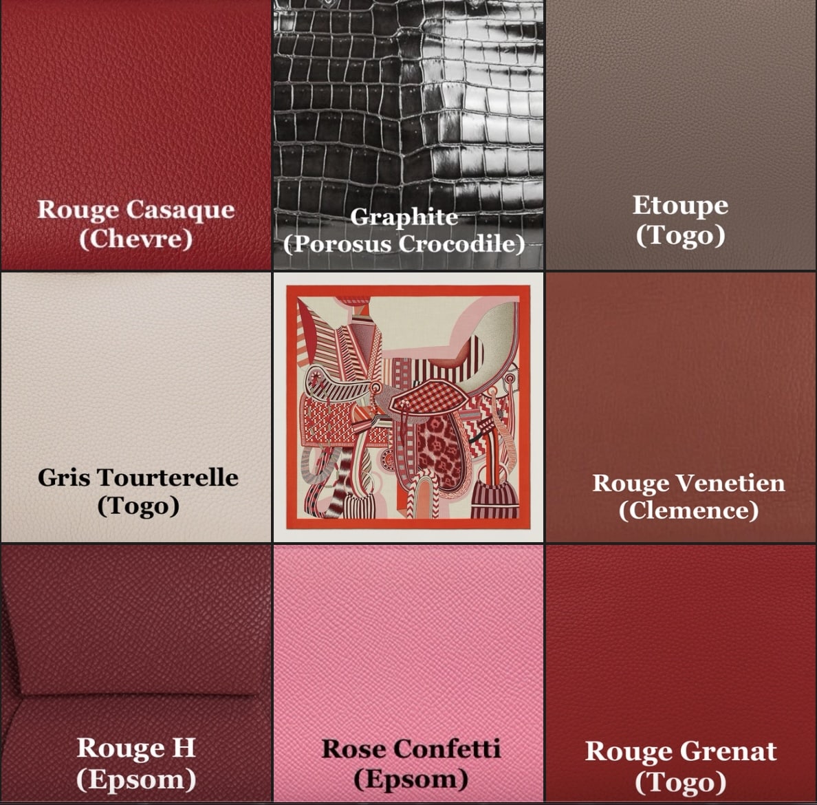 Hermès Leather Colors for Fall/Winter 2022 - PurseBlog
