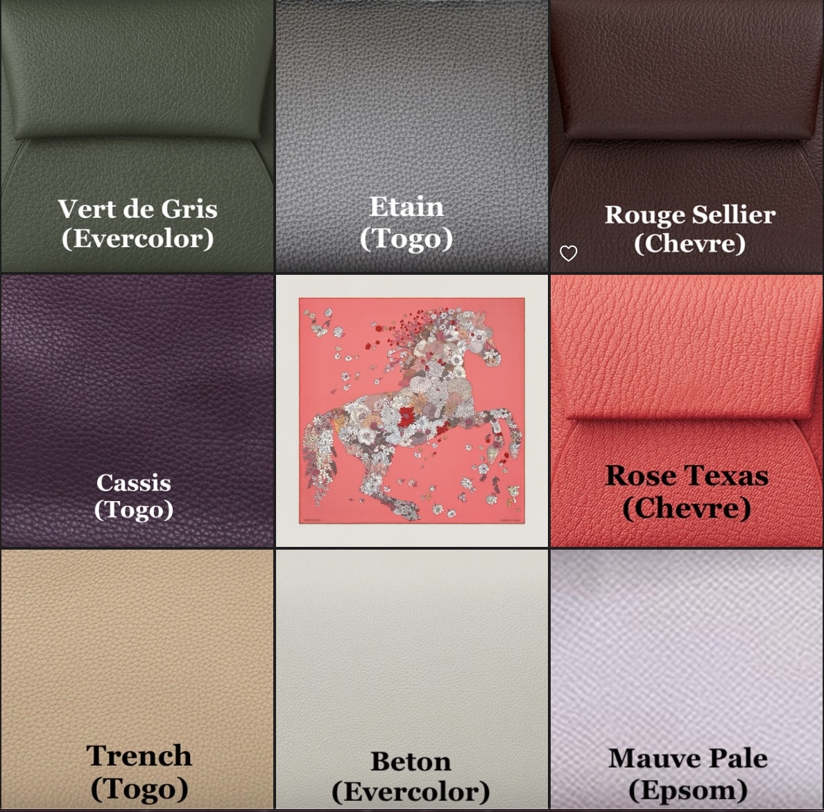 Hermès Leather Colors for Fall/Winter 2022 - PurseBlog