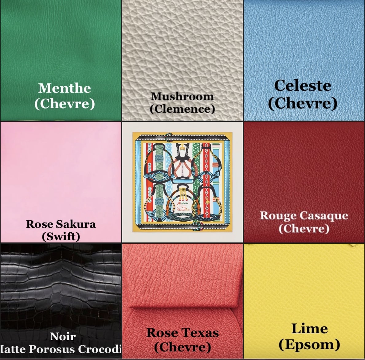 Hermès Leather Colors for Fall/Winter 2022 - PurseBlog