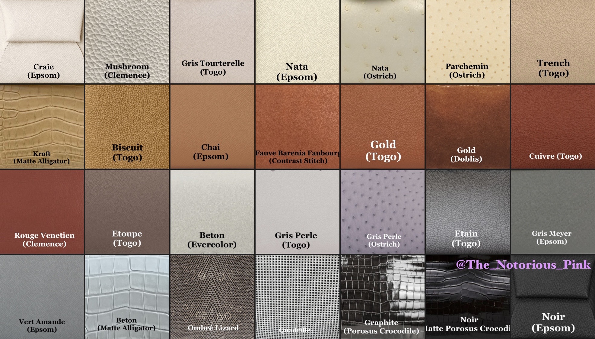 Hermes Colour Palette for 2023 - Glam & Glitter