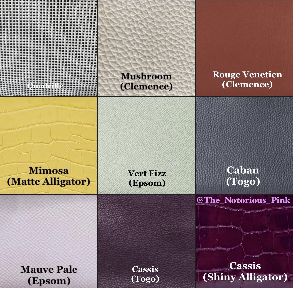 Hermes Color Guide