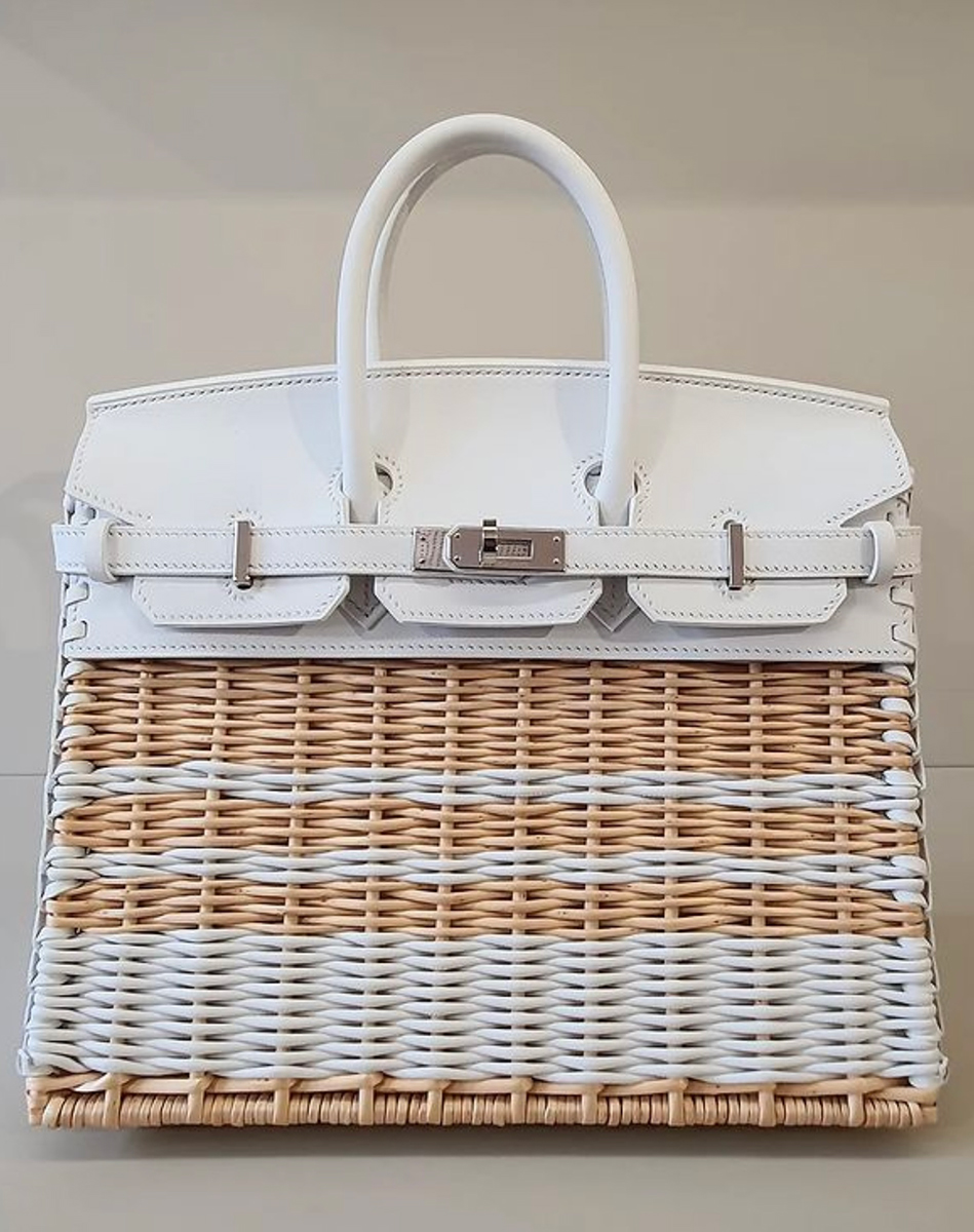 A Birkin Picnic. Photo courtesy of @TheBagHag.