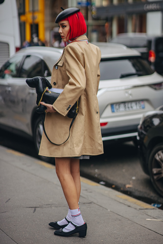 Hermès Handbag Street Style During PFW 2023 - PurseBop