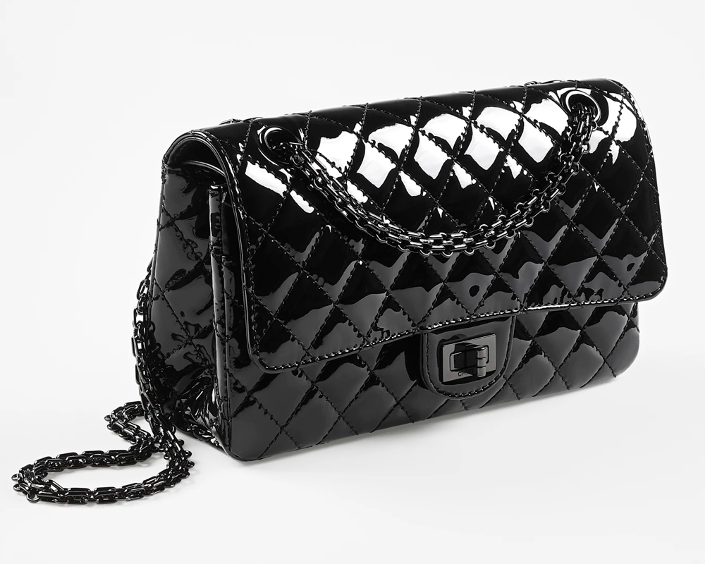 Chanel Reissue So Black bag black patent leather