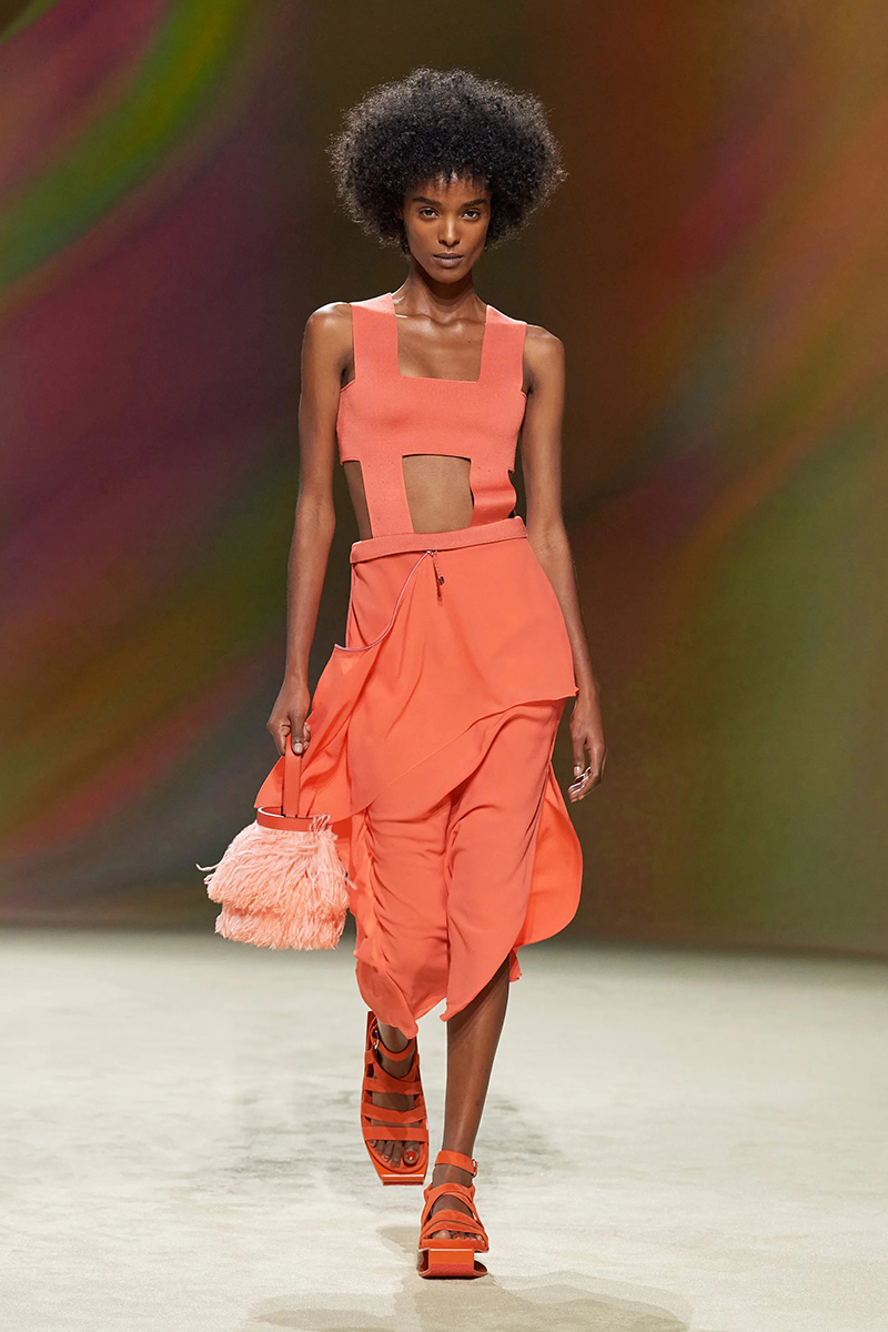 Hermes SS23 Look 35 via Vogue.com