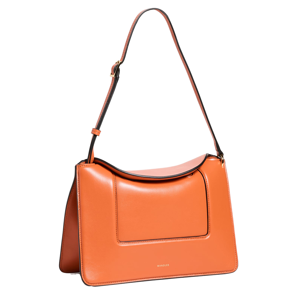 leather crossbody-bag Rot