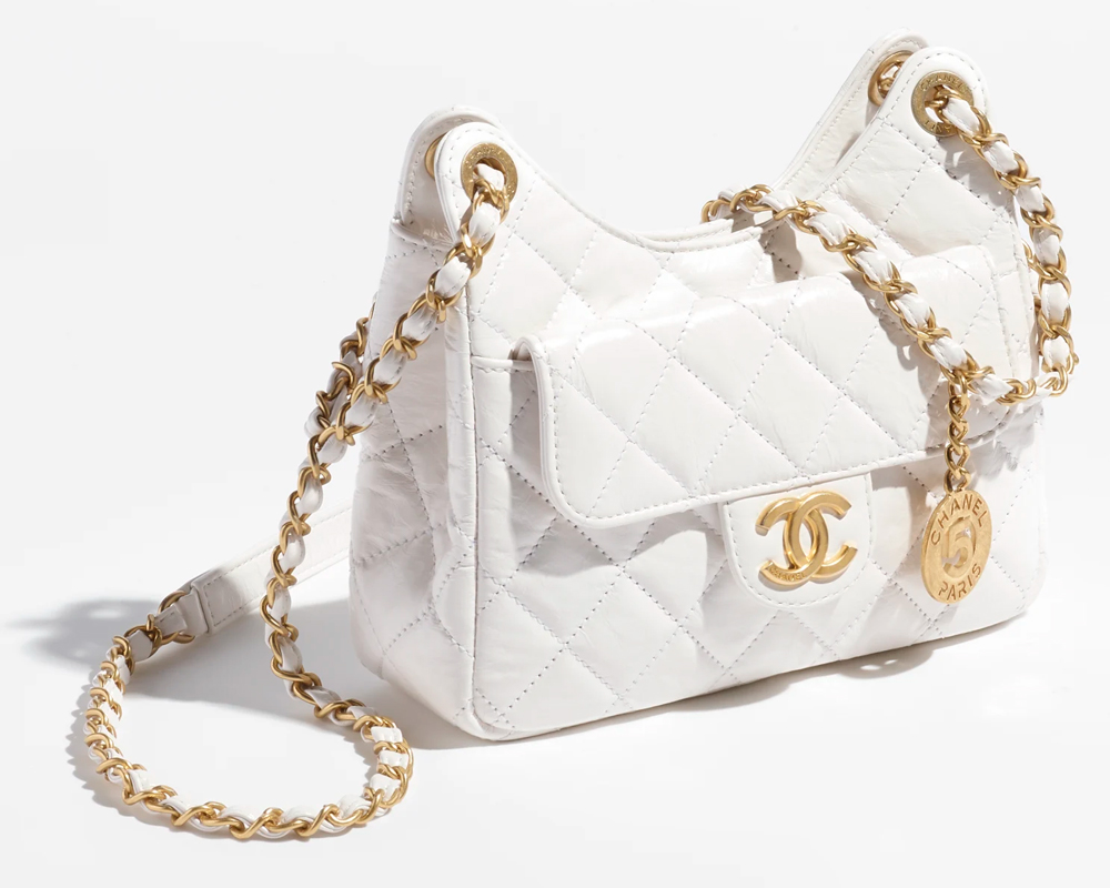 White sales purse small