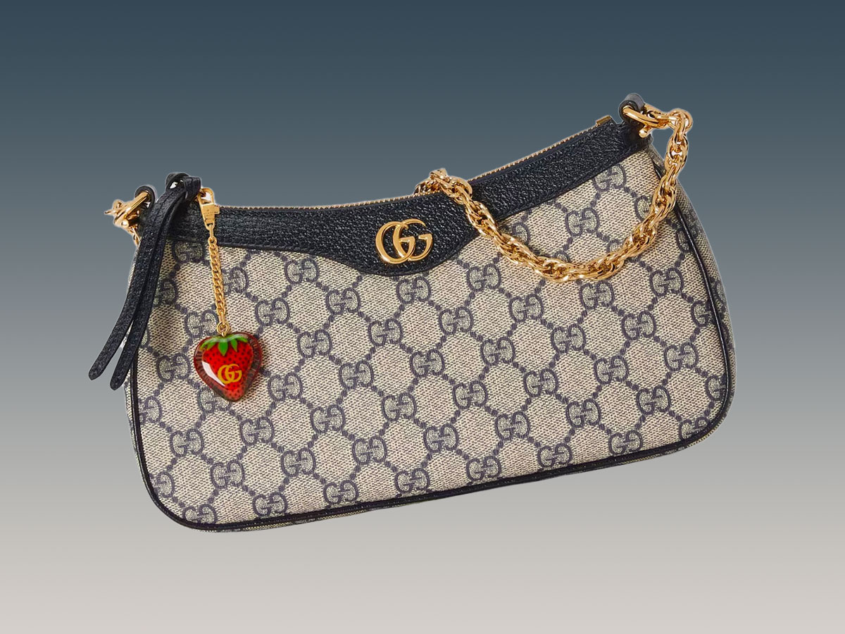 GUCCI GG Canvas Web Sherry Line Ophidia Pouch Beige Red Green 625550 auth  47562 ref.996915 - Joli Closet