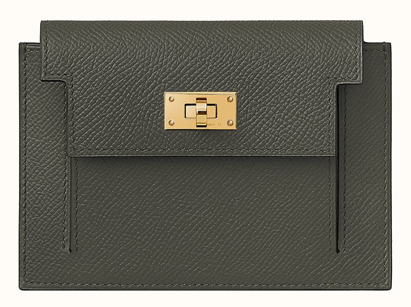 The front of the Kelly Pocket Compact. Photo via Hermès.