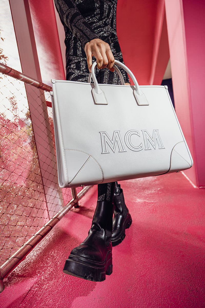 MCM, Bags, Mcm Tote W Matching Mini Bag