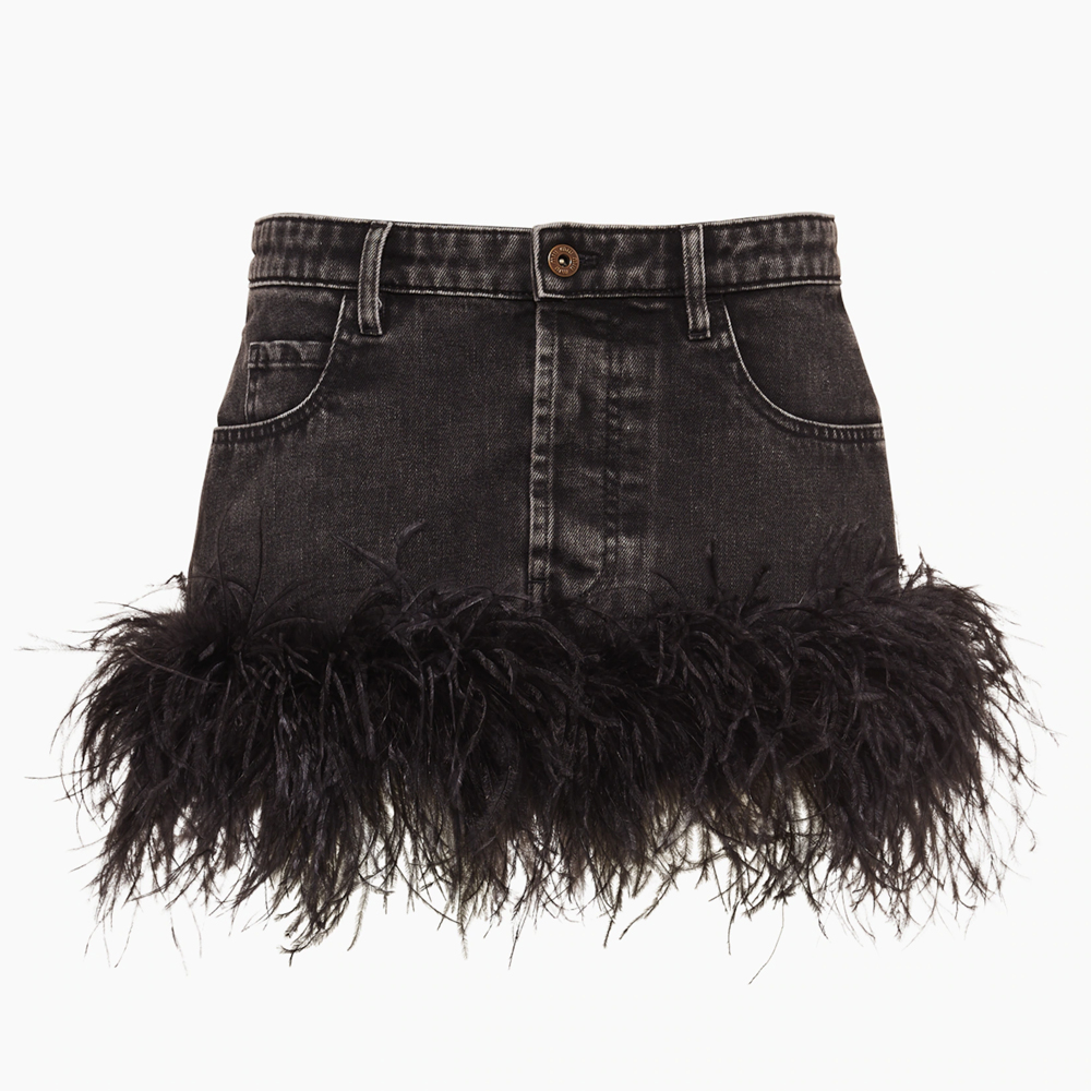 Miu Miu Feather Skirt