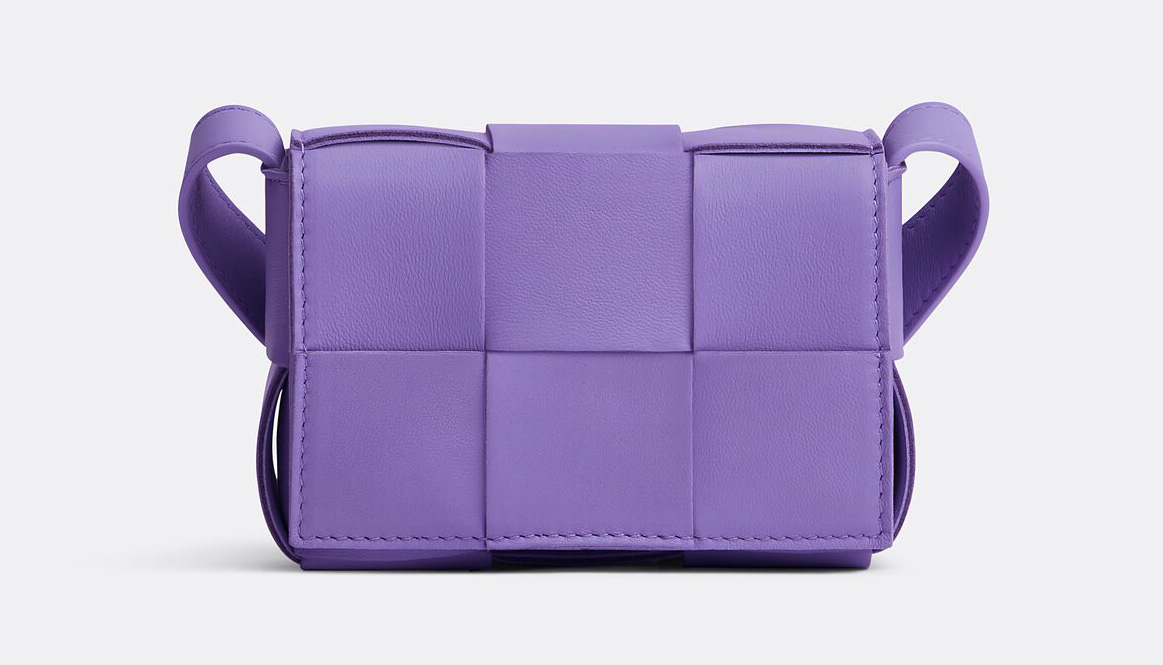 Bottega Veneta mini candy cassette bag- Unicorn/Purple