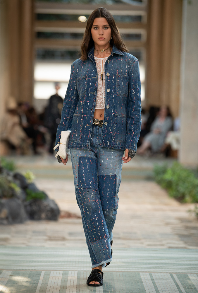 Chanel 22 Denim Sequins