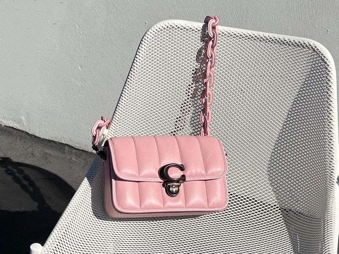 Coach quilted 2025 wristlet