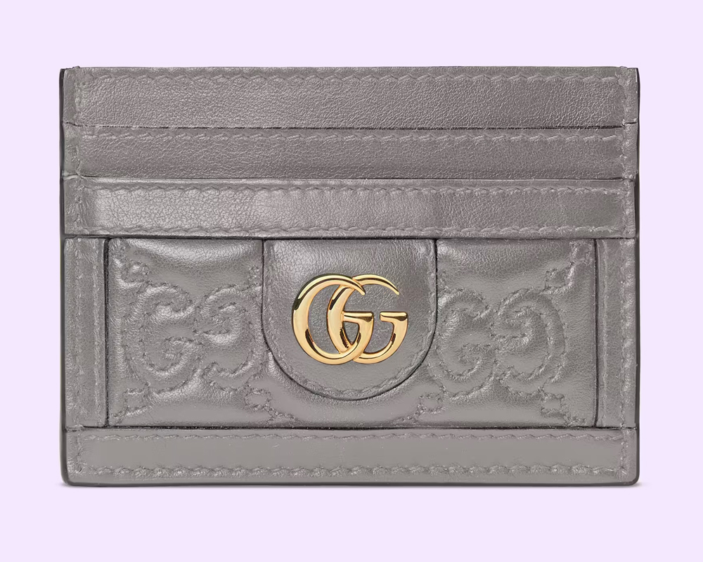 Gucci Detail Matelasse Card Case