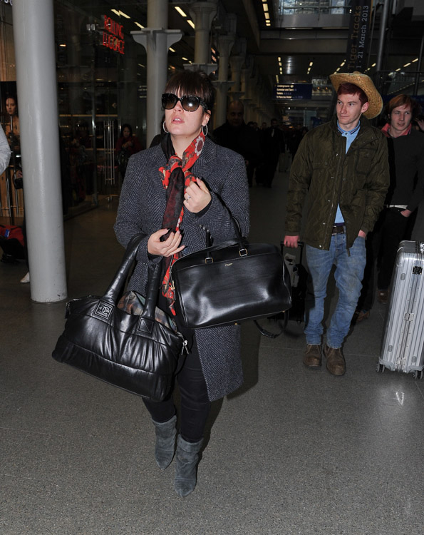 Lily Allen Chanel Coco Cocoon Bag and Saint Laurent Classic Duffel Bag 3