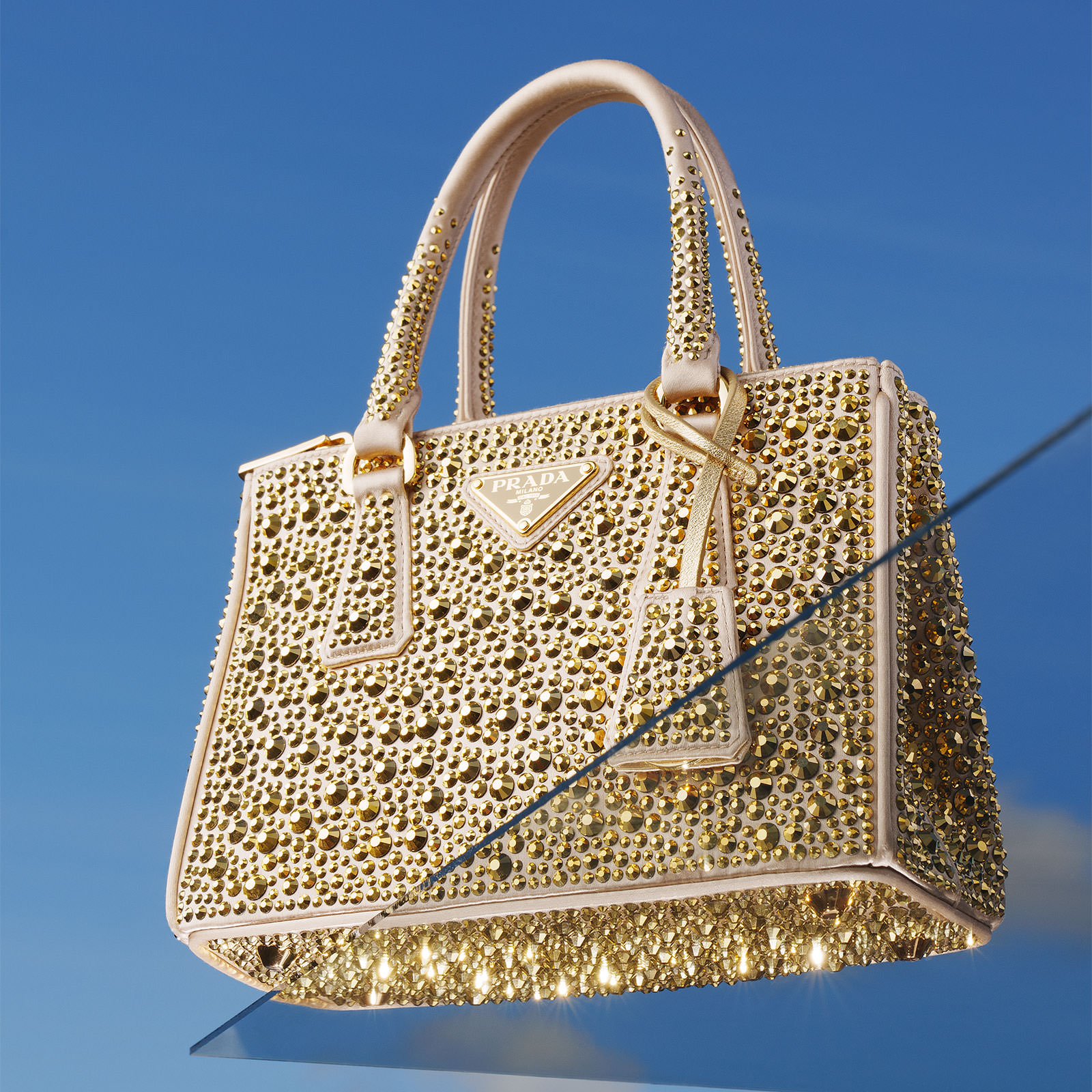 Prada Gold Handbags