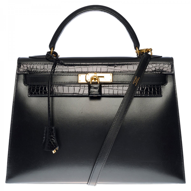 NEW Hermes Birkin 25 Touch Veryt Cypress Matte Alligator/Togo Ghw