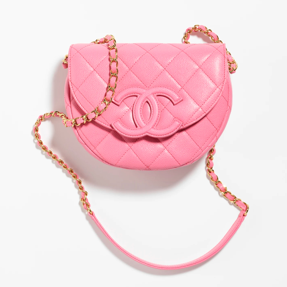 Chanel Womens Shoulder Bags 2023 Cruise, Pink