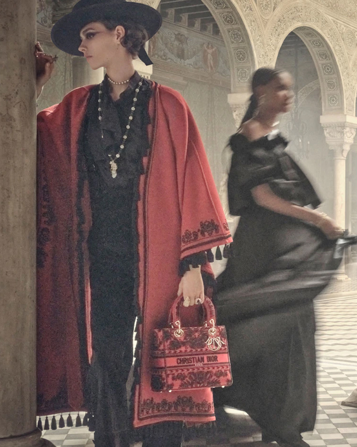 Dior Diorama Bag In Red Eyelets Lambskin in 2023