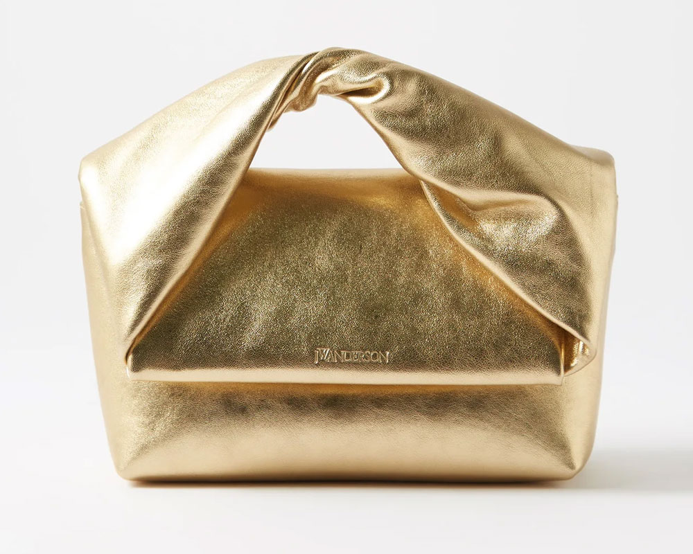 JW Anderson Twister Metallic Bag