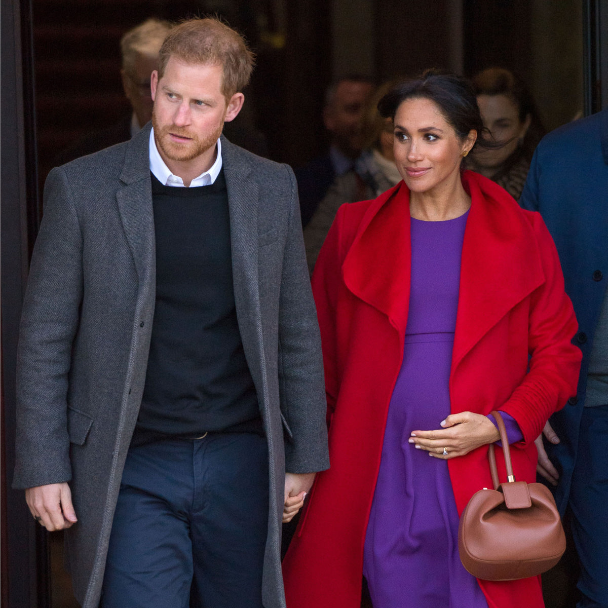 Meghan Markle Steps Out With Prince Harry Wearing This Season's It Bag