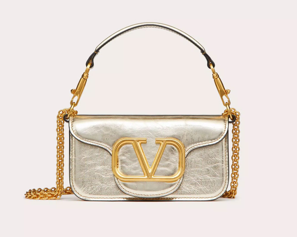 Valentino V Logo Top Handle Bag