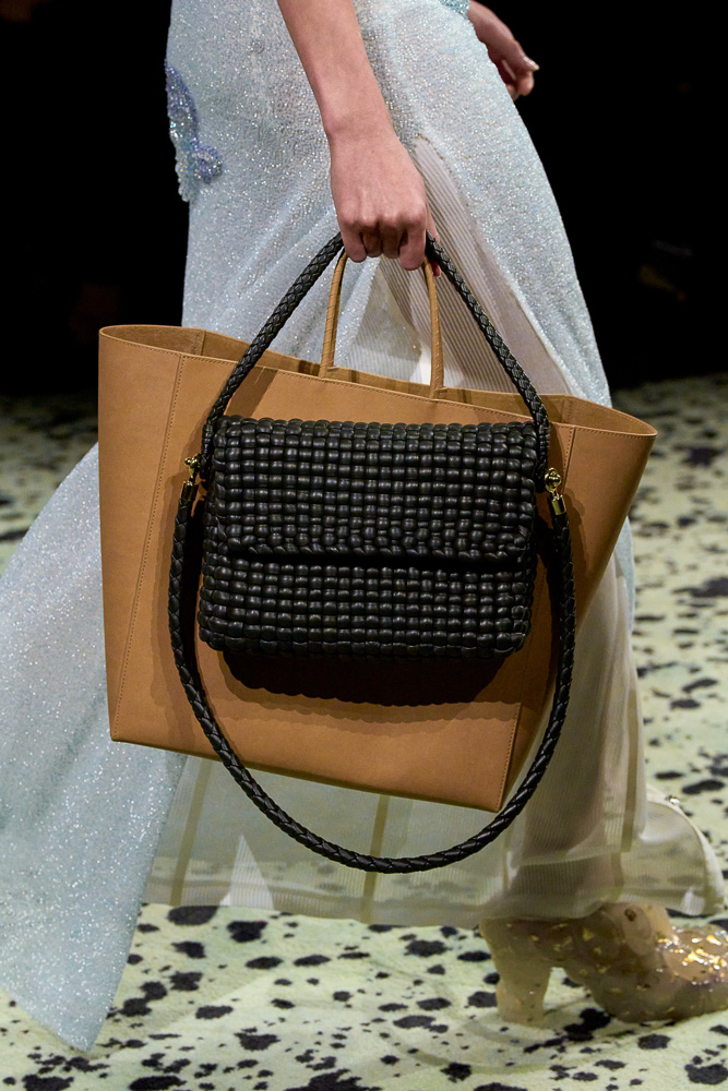 BOTTEGA VENETA Loop mini intrecciato leather shoulder bag in 2023