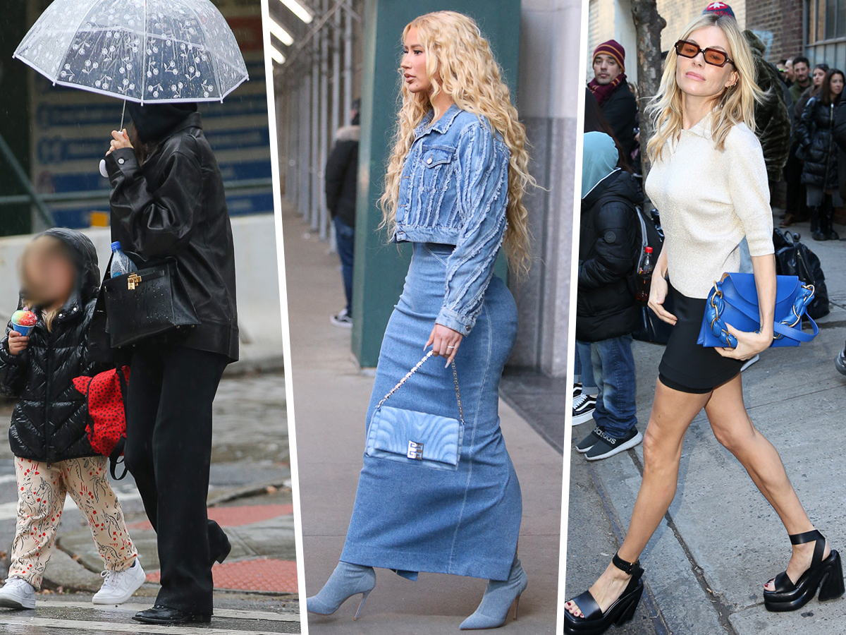 Celebrities with sales prada nylon bag