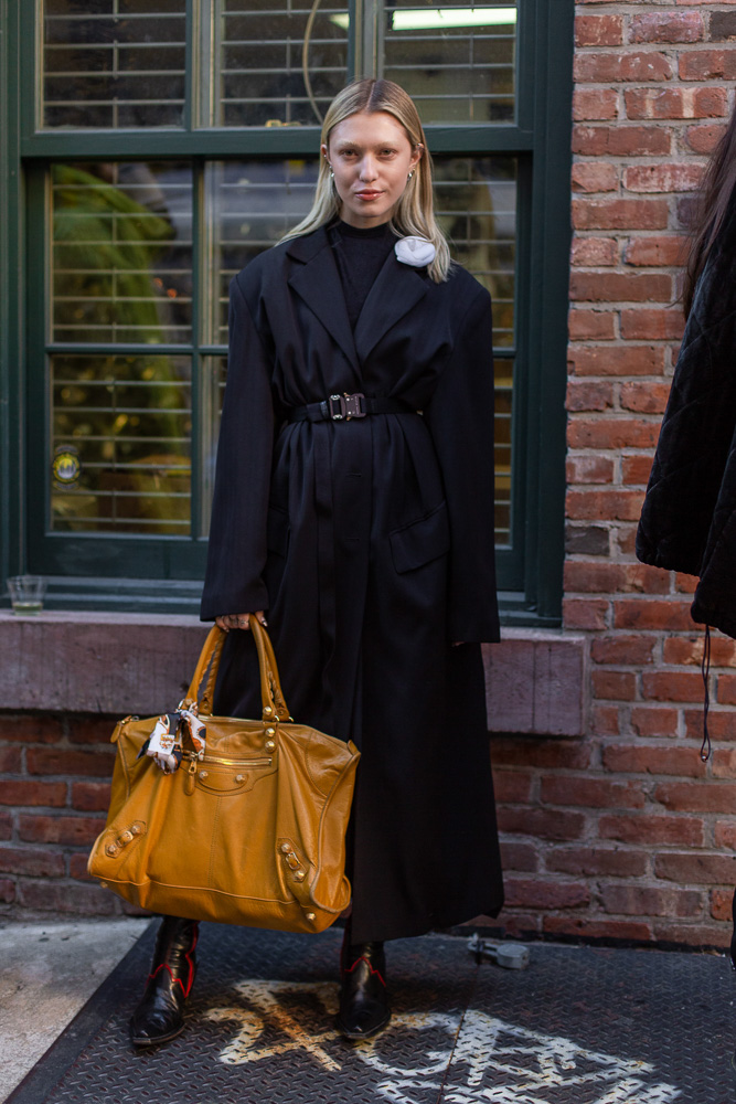 NYFW Street STyle Stussy Bags Day 5 Alyssa 6