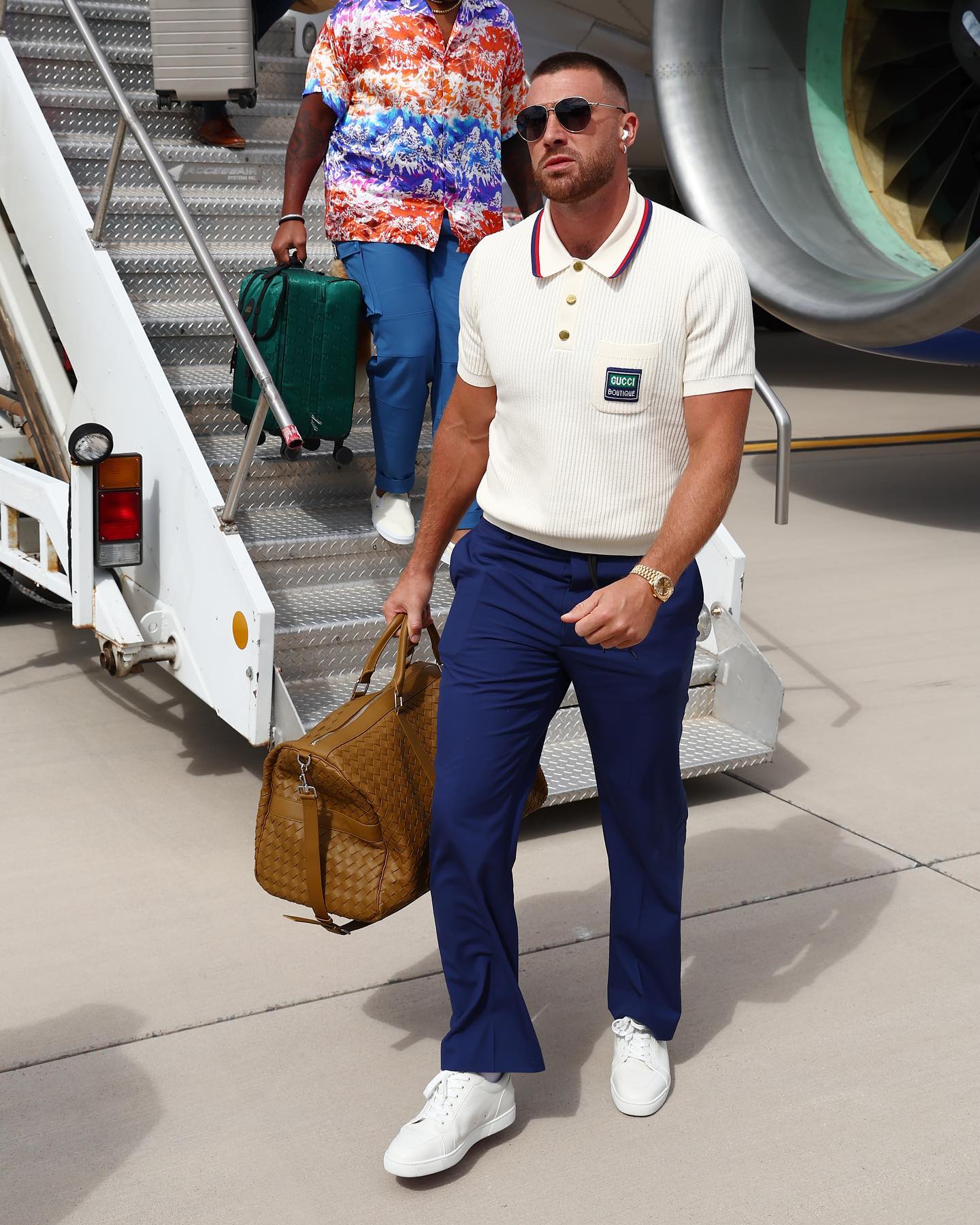 Travis Kelce Bottega Veneta Duffle Bag 1