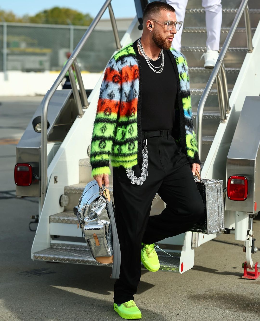 Travis Kelce Louis Vuitton Coat