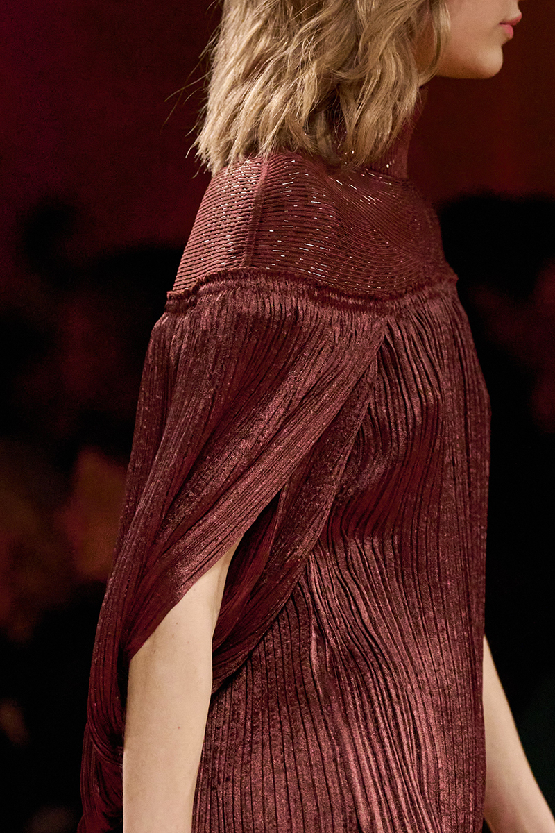 Hermes AW23 Look 51. Photo via Vogue.com