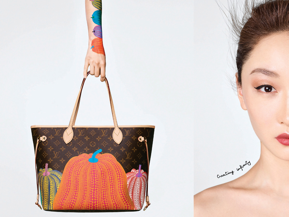 Yayoi kusama louis deals vuitton bags for sale