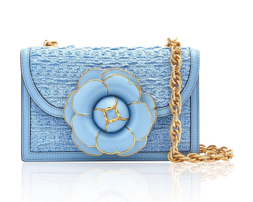 Oscar De La Renta Tro Tweed Shoulder Base bag