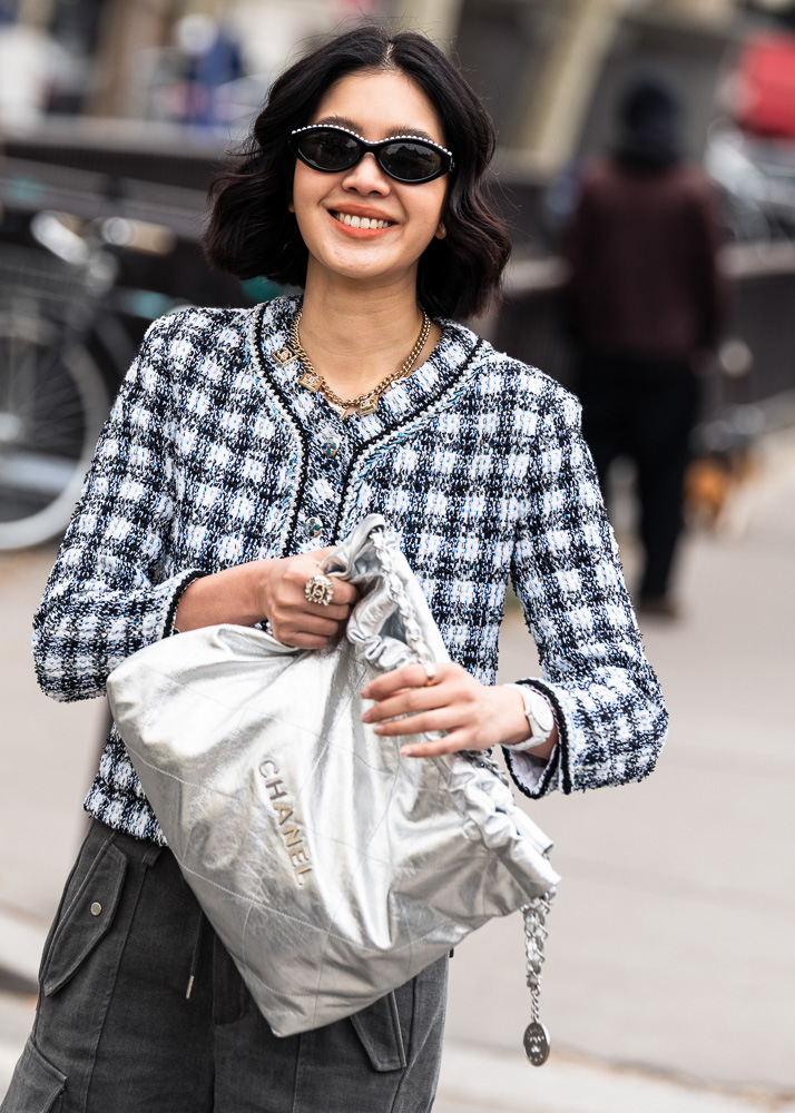 Hermès Handbag Street Style During PFW 2023 - PurseBop