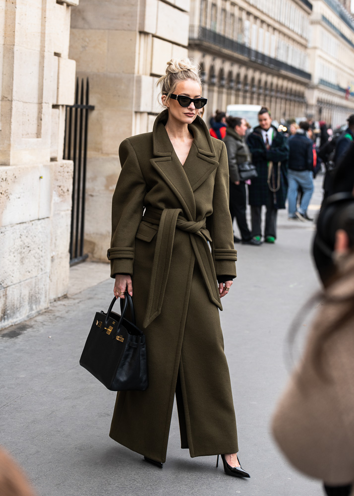 Hermès Handbag Street Style During PFW 2023 - PurseBop