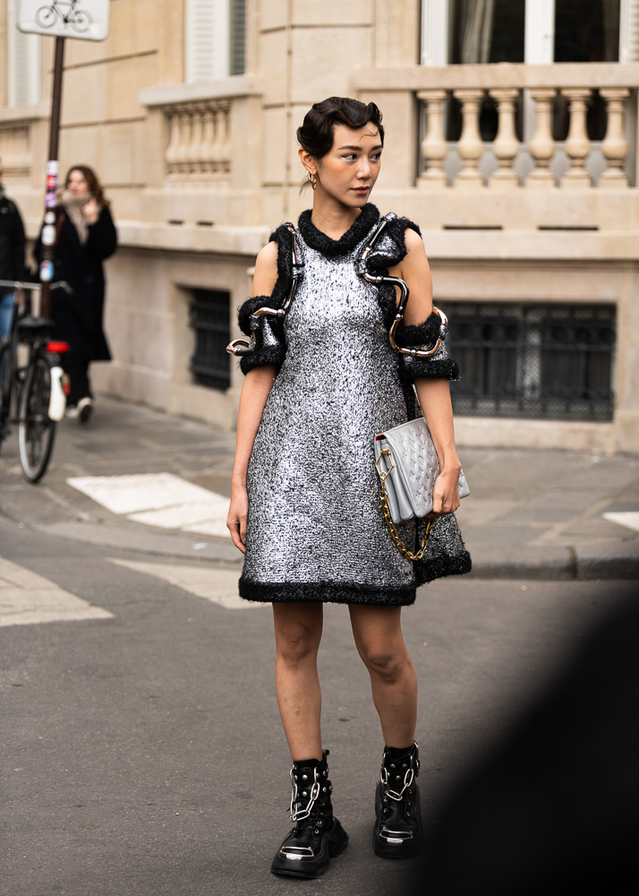 PFW Street Style Bags Fall 2023 Day 7 32