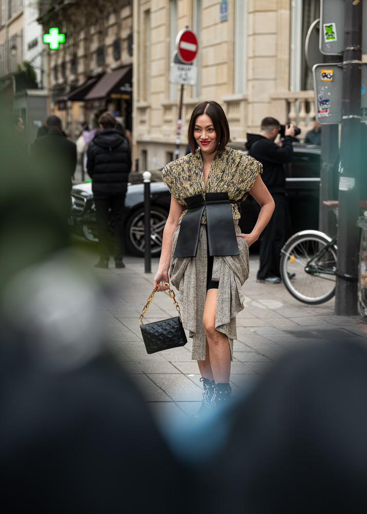 PFW Street Style Bags Fall 2023 Day 7 46