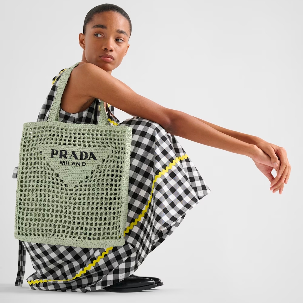 Prada Has A New Summer-Ready Small Raffia Tote - BAGAHOLICBOY