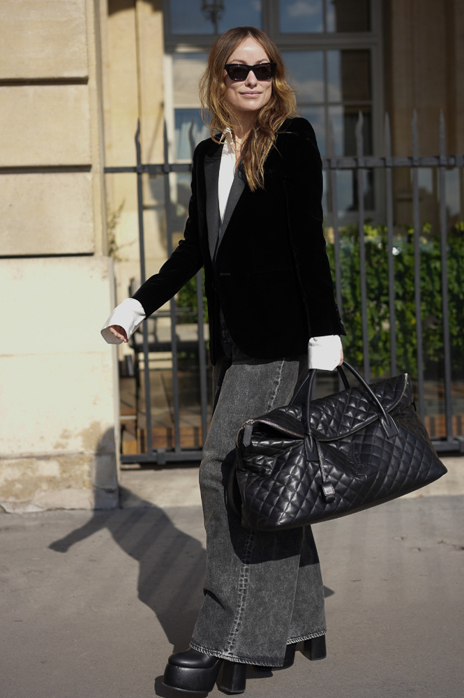 All About Celeb Fave YSL Quilted Tote Bag