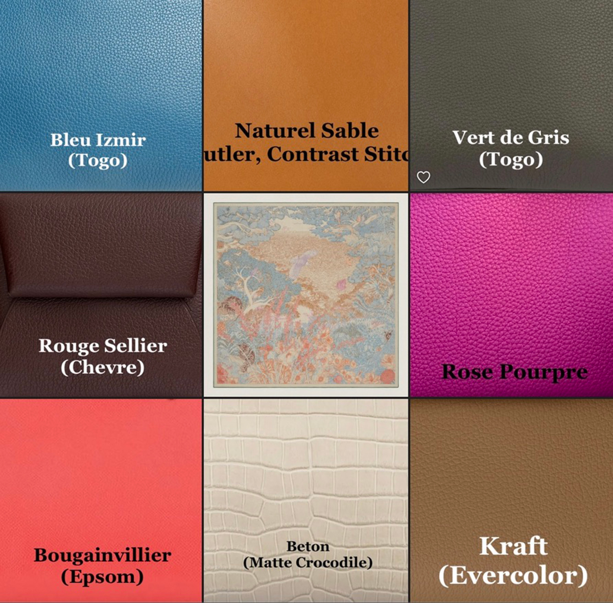 Part II Leather Colors and Seasonal Scarves ParallaxShops Hermes Spring Summer 2023 Famosa pochette Hermes Jige in pelle Fjord nera