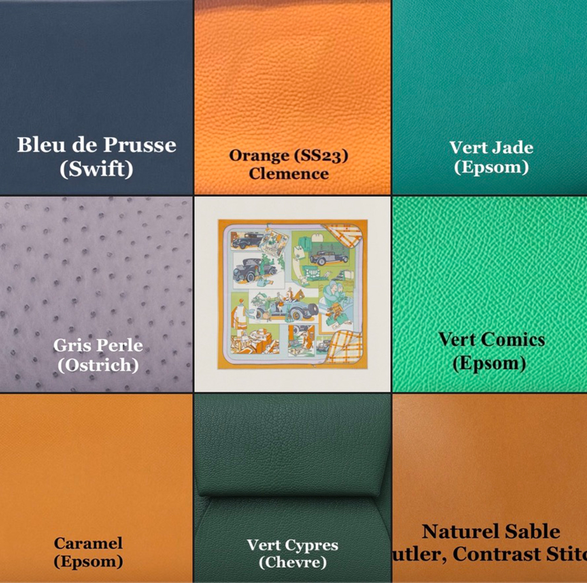 Hermès Spring/Summer 2023, Part II: Leather Colors and Seasonal Scarves -  PurseBlog