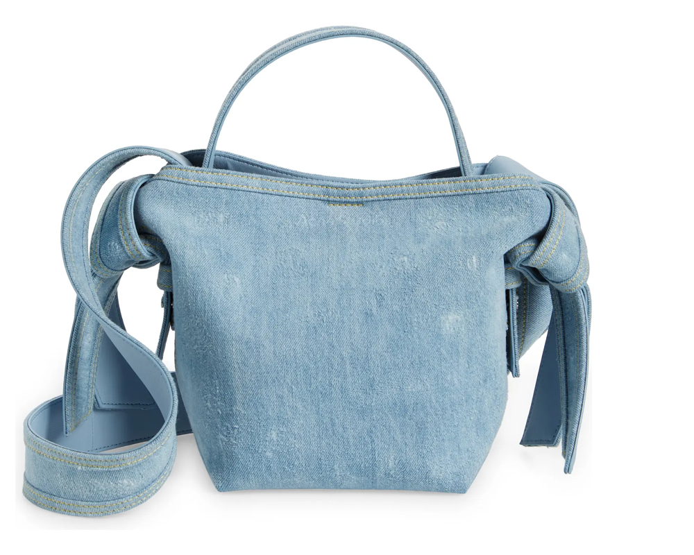 BONNY, Denim JC Monogram Bag with Twisted Handle, Spring 2023 collection