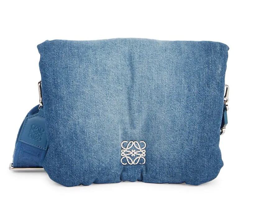 Loewe Puffer Goya Bag Denim