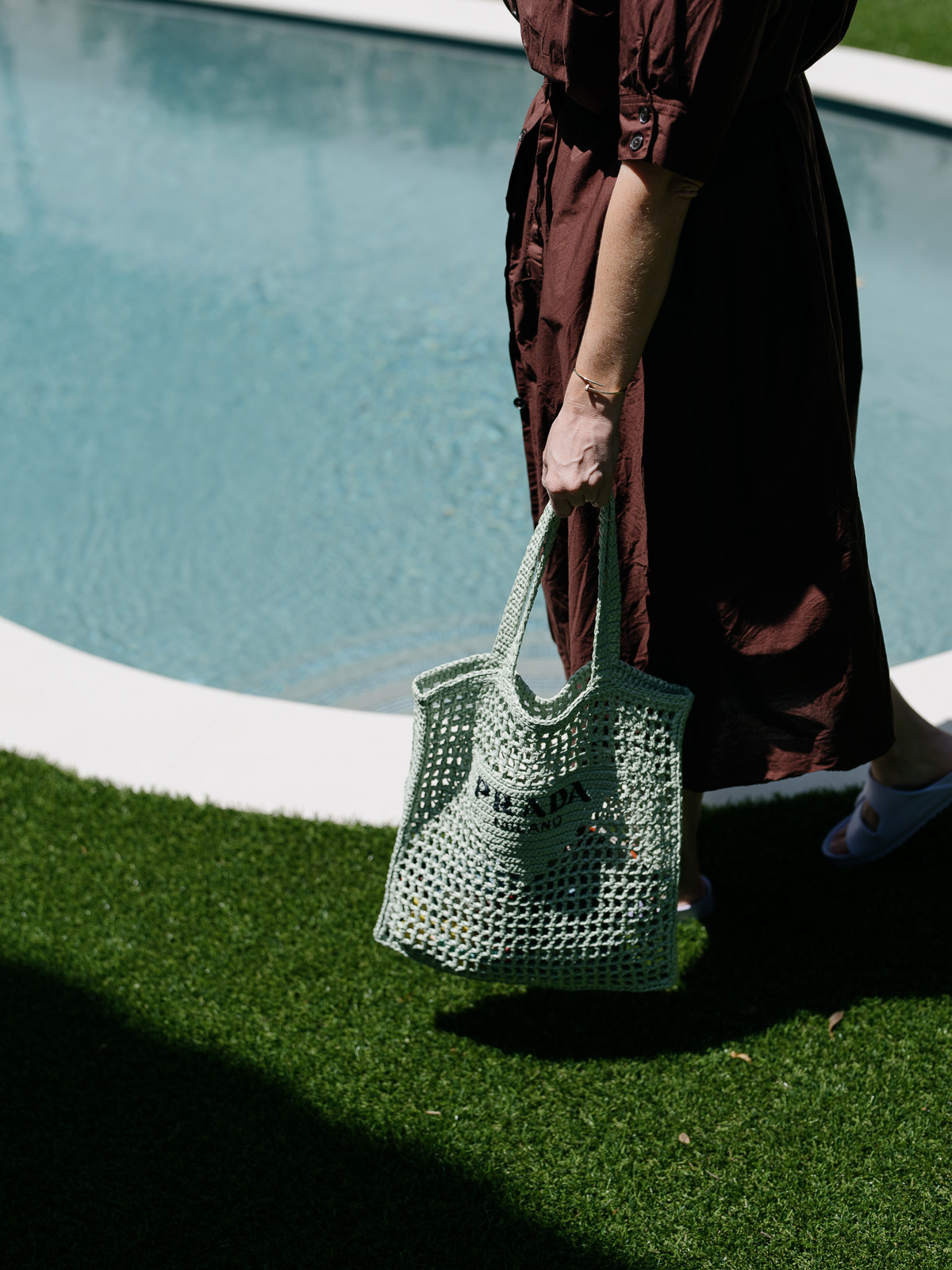 I'm Just a Girl Who Wants This Prada Raffia Bag In Every Color - PurseBlog