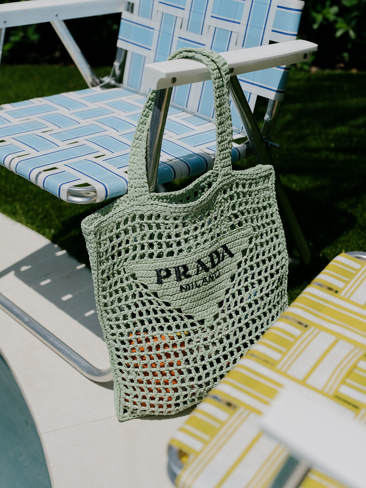 Prada Large crochet tote bag Tote