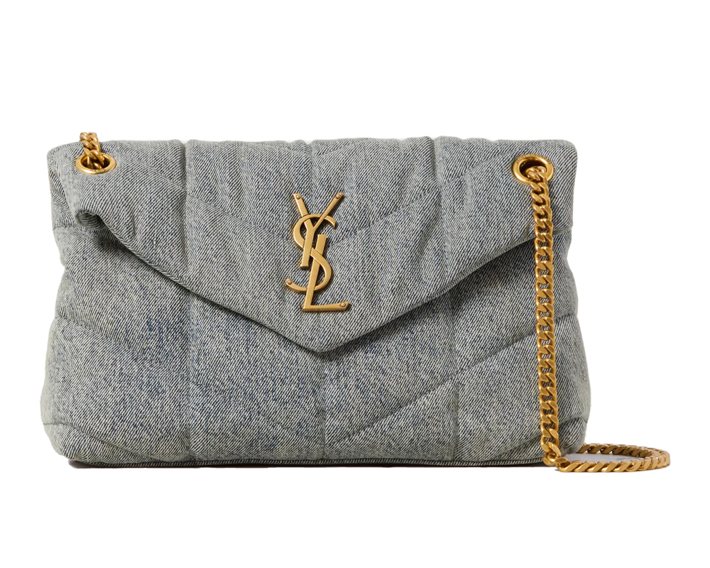 Saint Laurent Denim Lou Lou Bag