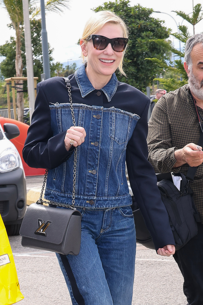 Cate Blanchette MM6 Maison Margiela 'japanese Bag' Necklace Cannes