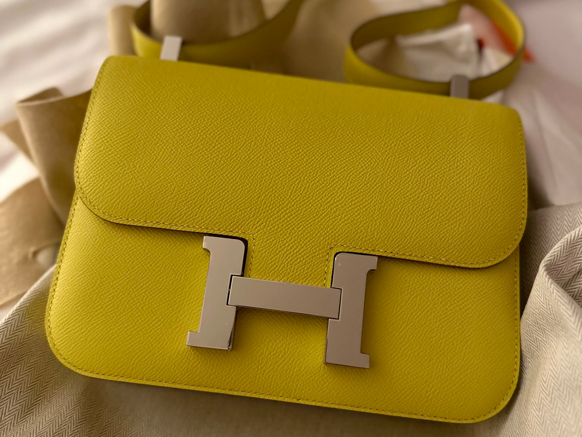 Hermes Constance 24 Lime